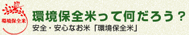 環境保全米って何だろう？ 安心・安全なお米『環境保全米』